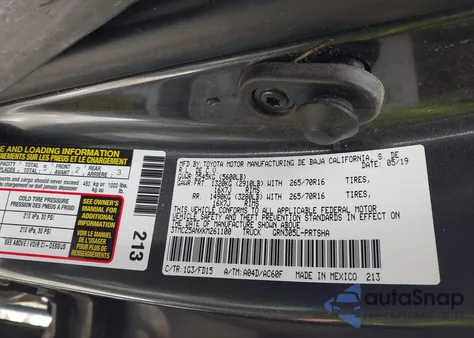 2019 Toyota Tacoma Trd Off Road z USA, uszkodzony, nr VIN 3TMCZ5ANXKM261100